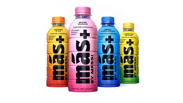 Messi launched a Prime-looking hydration drink, Más+