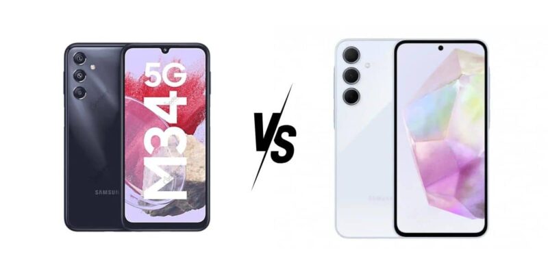 Samsung Galaxy M34 vs Samsung Galaxy M35