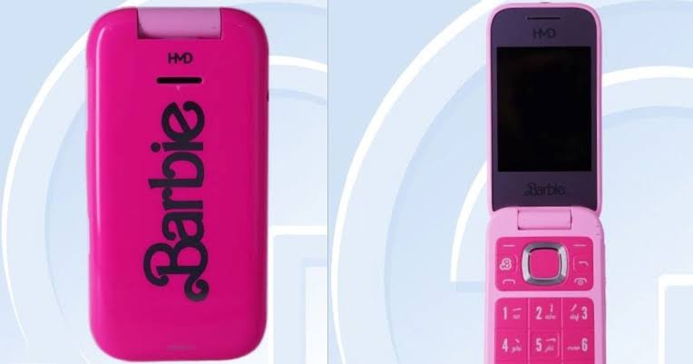 HMD Barbie Flip Phone