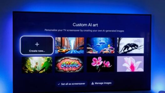 AI Screensavers for Google TV