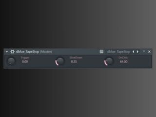 dblue TapeStop Plugin