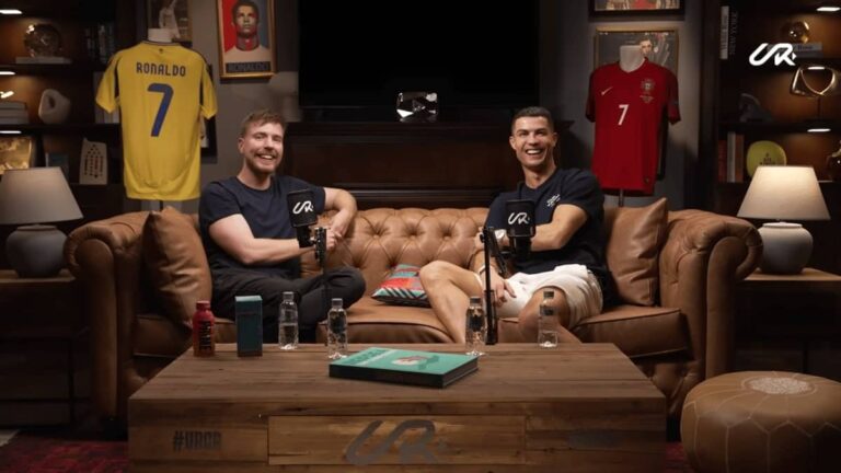 Cristiano Ronaldo and MrBeast