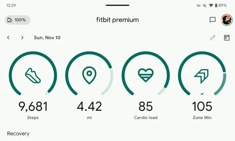 Fitbit Redesign for Foldables