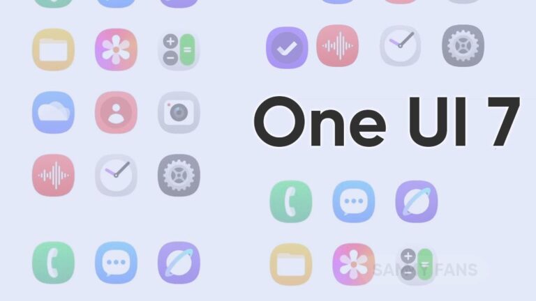 Samsung One UI 7 icons