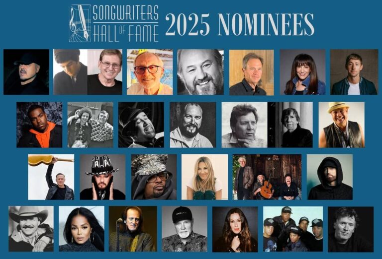 Songwriters Hall of Fame 2025 Nominees