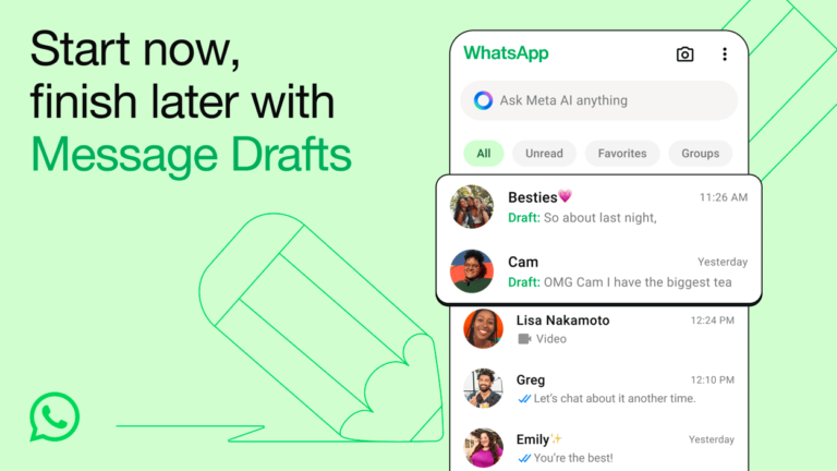 WhatsApp Draft Feature