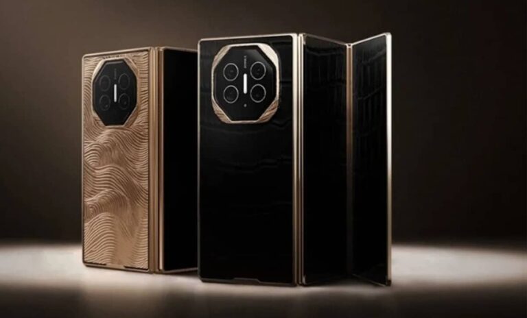 Caviar Huawei Mate XT Ultimate with 18k Gold Body