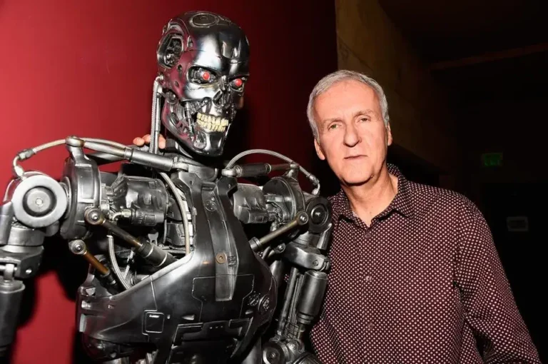 Director James Cameron With Terminator