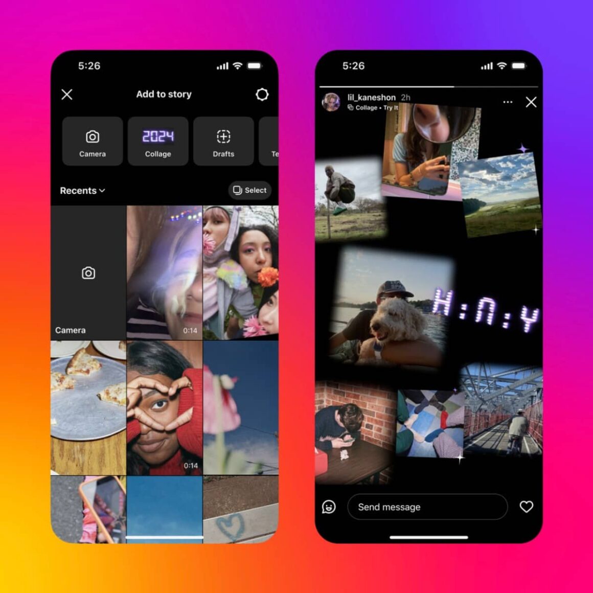 Instagram Lets You Recap 2024 with a Story Collage