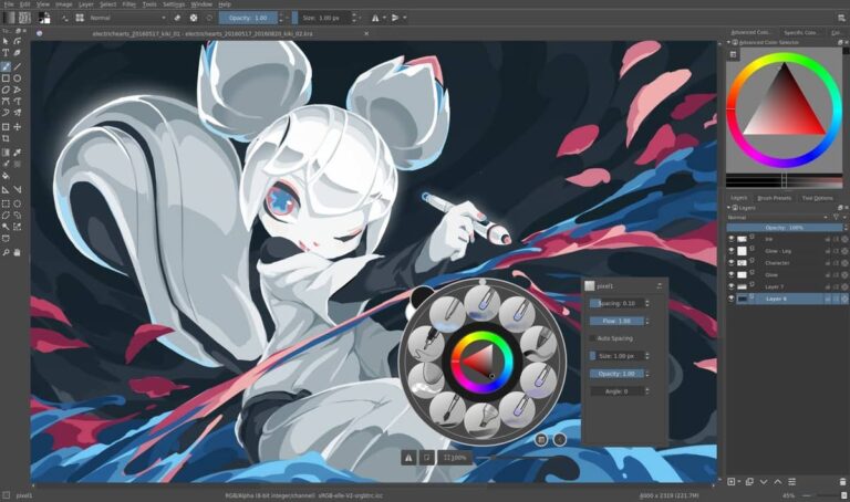 Krita (Photoshop and Illustrator Alternative)