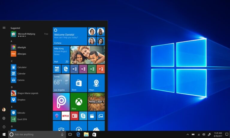 microsoft windows 10 ligero