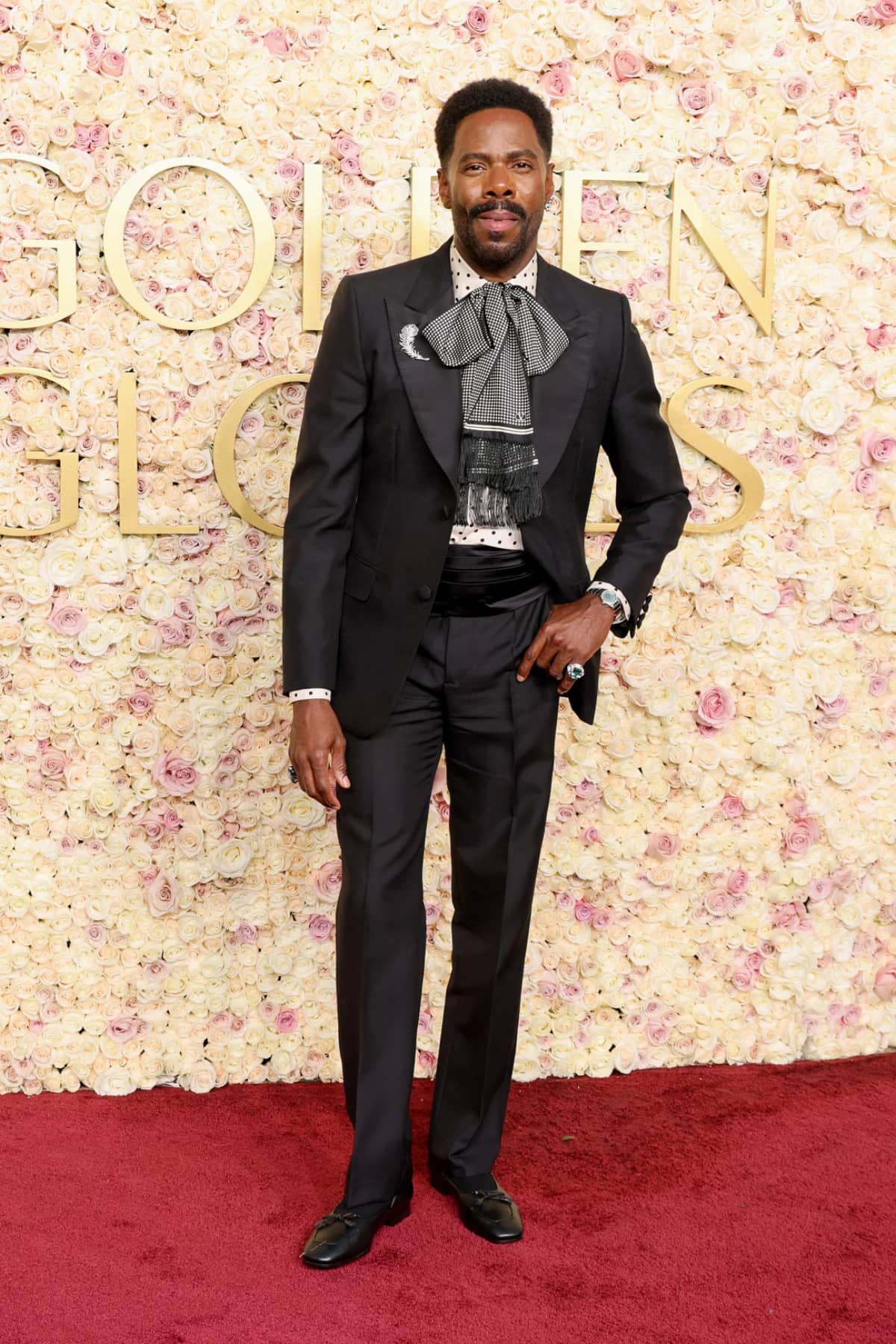 Colman Domingo opted for a mis-matched Valentino look