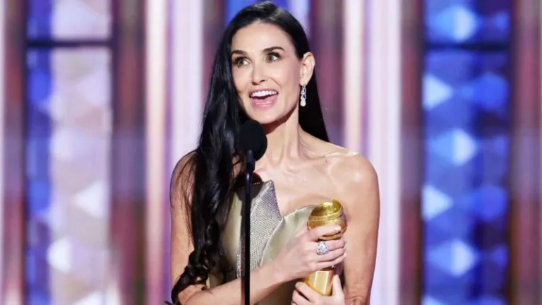 Demi Moore at Golden Globes