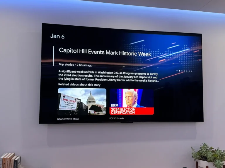 Google Introduces AI-Powered News Summaries for TV at CES 2025