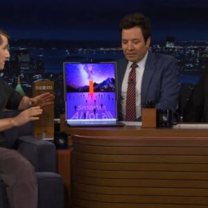 Jimmy Fallon and Bad Bunny Amazed by Linus Tech Tips at The Tonight Show
