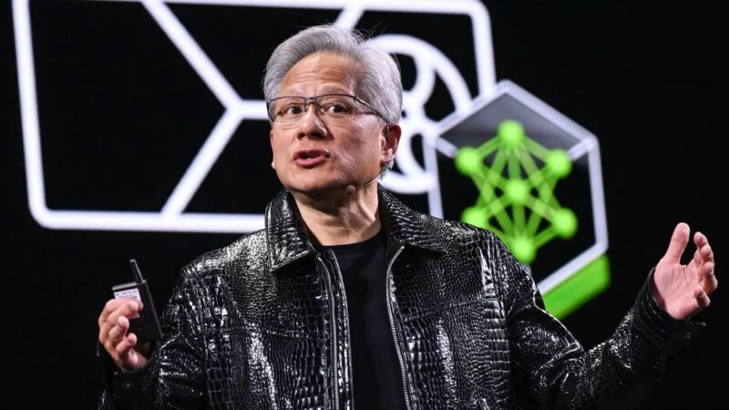 Nvidia CEO Jensen Huang at CES 2025