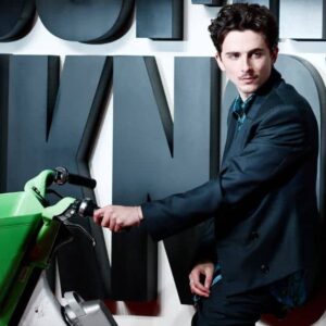 Timothée Chalamet Ditches Limos for a Lime Bike