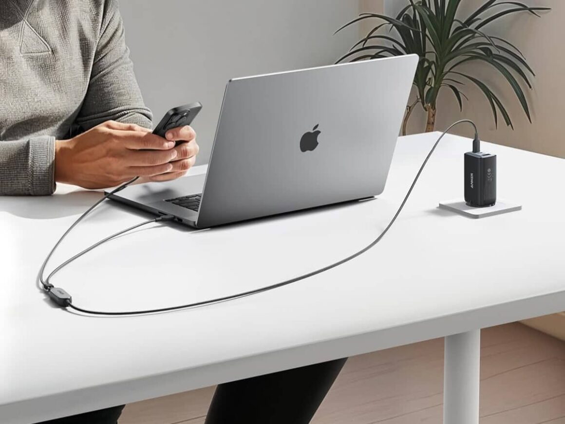 Anker 2 in 1 140W braided USB C Cable