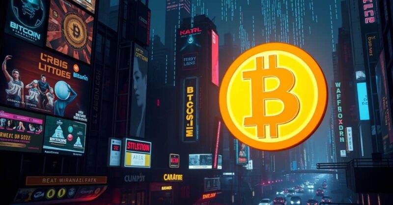 Bitcoin BTC Cyberpunk