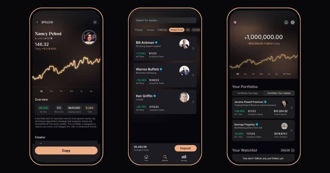 Dub, Copy Trading App