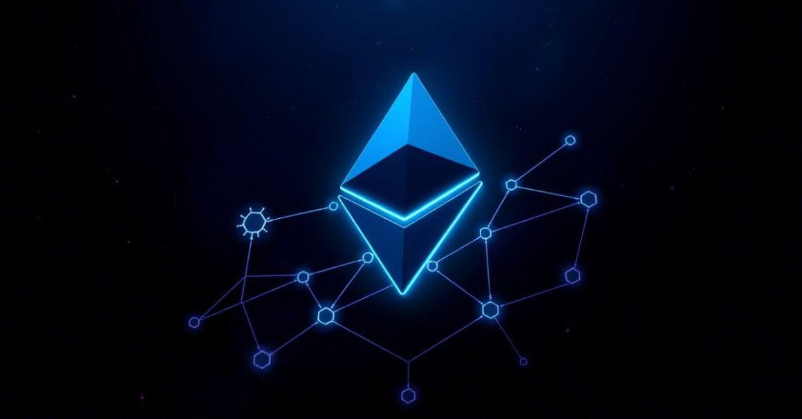 Ethereum Logo Glowing