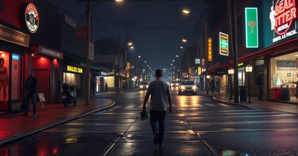 GTA 6 Nighttime Gameplay Concept