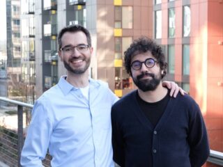 Oumi co-founders Manos Koukoumidis, left, and Oussama Elachqar