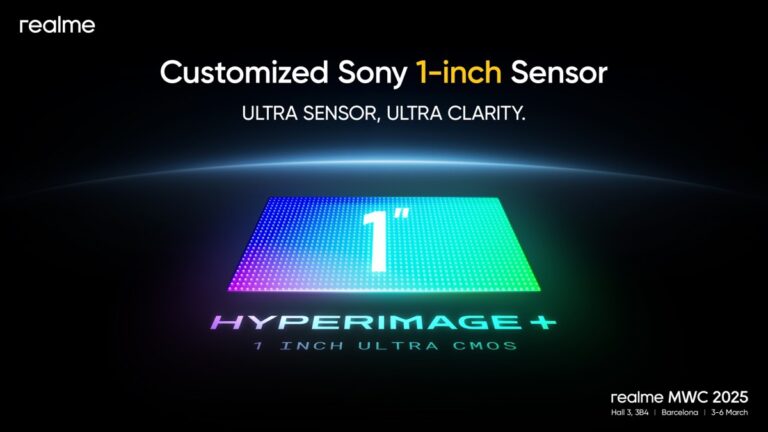 Realme 1 inch Camera Sensor