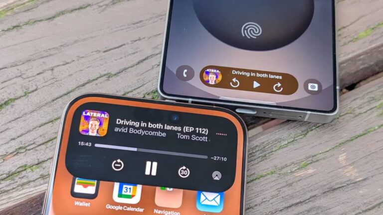 Samsung Now Bar vs Apple Dynamic Island