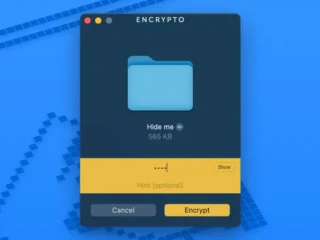 encrypt mac folders