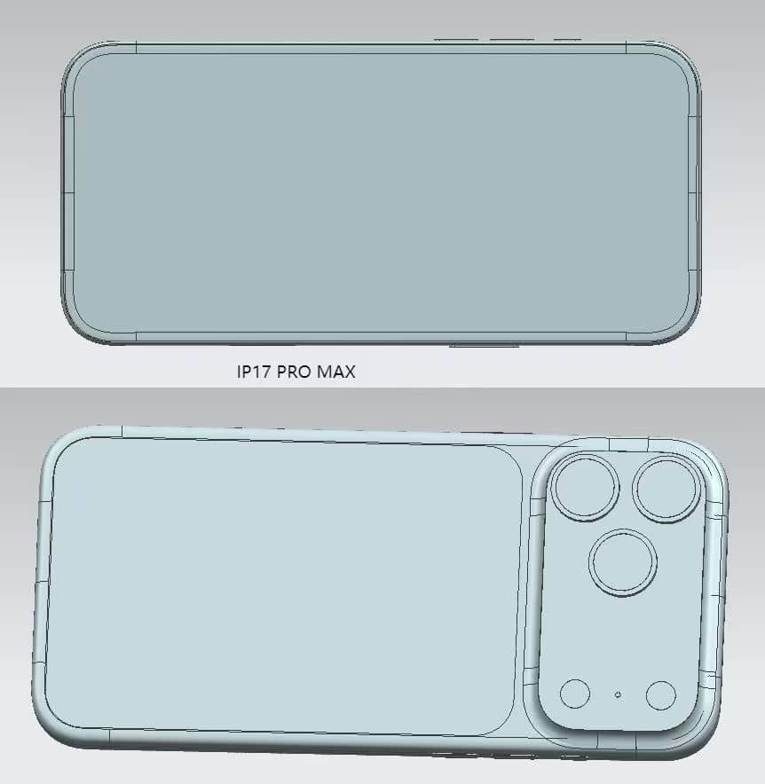 iPhone 17 Pro Max CAD Design