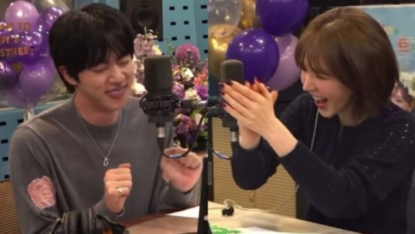BTS' Jin’s Blush and Bouquet Steal the Show During Wendy’s Radio Broadcast