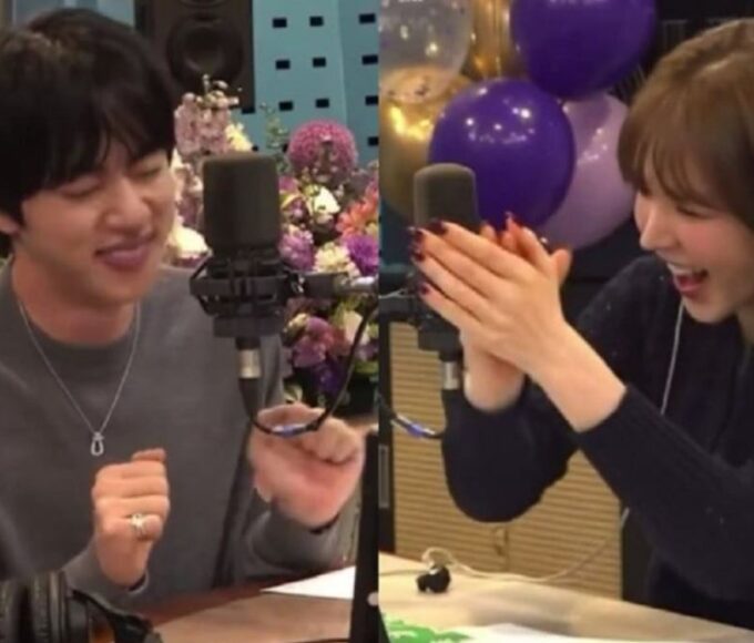 BTS' Jin’s Blush and Bouquet Steal the Show During Wendy’s Radio Broadcast