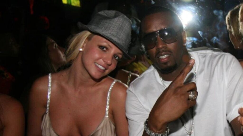 Britney Spears with Diddy at 2007 MTV VMAs Party