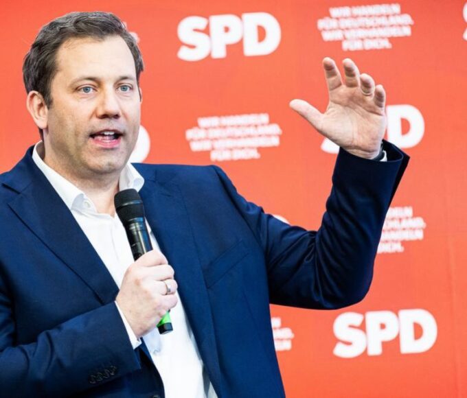 German Vice Chancellor and Finance Minister Lars Klingbeil