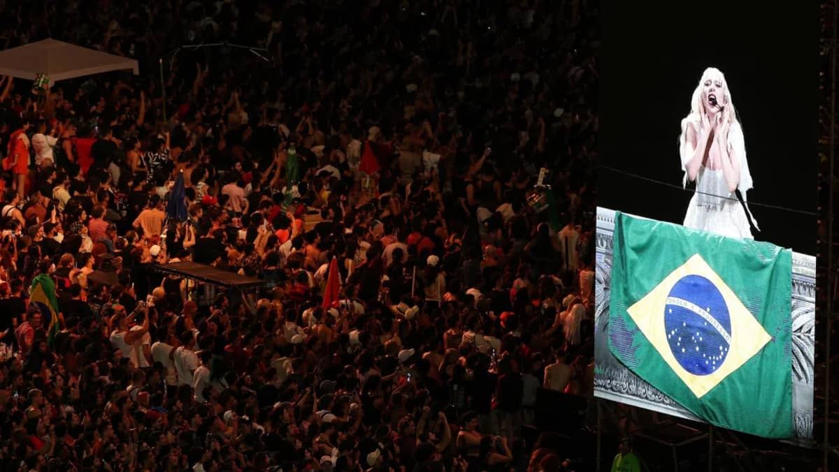 Lady Gaga Concert at Brazil
