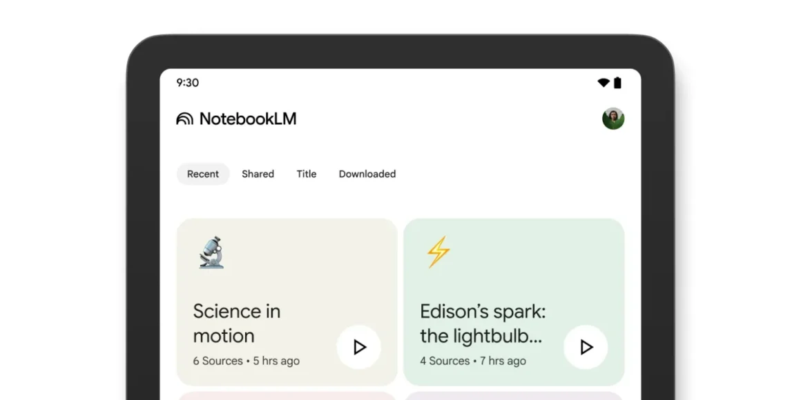 Google Reveals NotebookLM App Ahead of I/O 2025