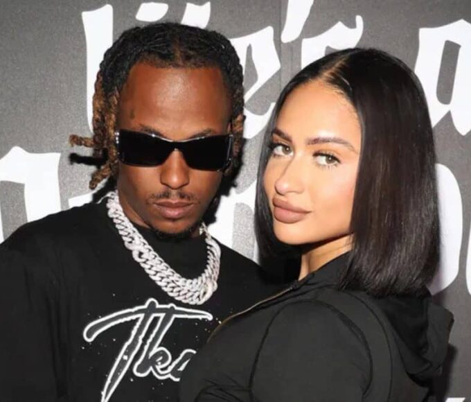 Rich The Kid with his fiancée, Tori Brixx