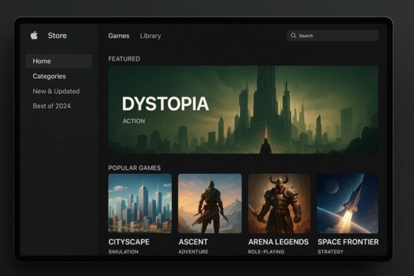 Apple Game Hub Concept