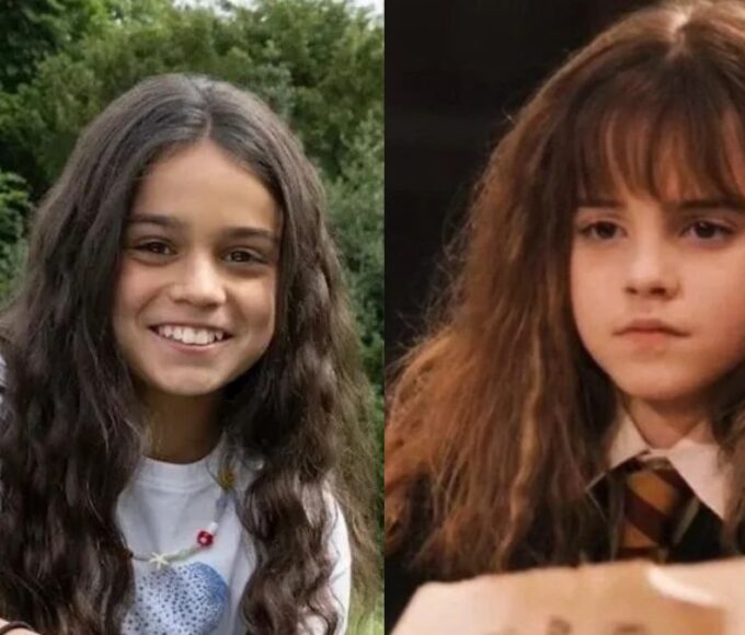 Arabella Stanton & Emma Watson as Hermione