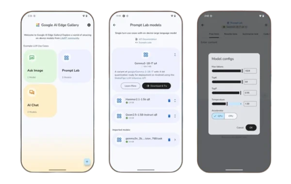 Google AI Edge Gallery
