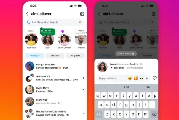 Instagram Adds Live Spotify Song Sharing in Notes