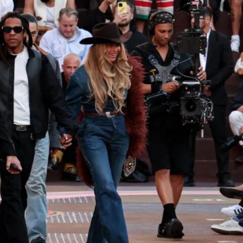 Jay-Z & Beyoncé Steal the Spotlight at Pharrell’s Louis Vuitton Show in Paris