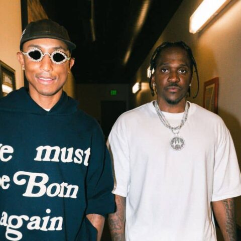 Pharrell Williams with Pusha T