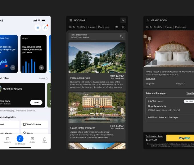 Selfbook PayPal app Offers Lake Como Hotels FINAL