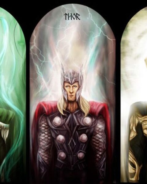 Thor, Loki, and Balder