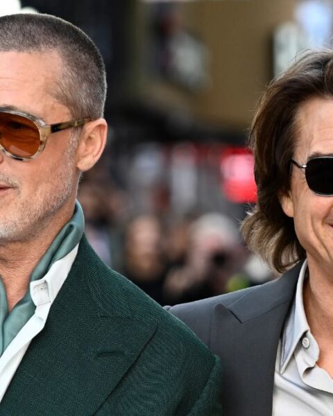 Tom Cruise and Brad Pitt Reunite After 31 Years at F1 Movie Premiere