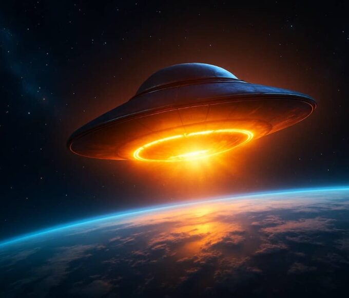 UFO Near Earth