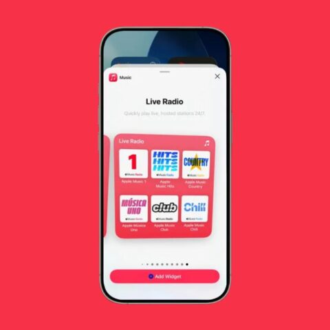 iOS 26 Apple Music New Live Radio Widget