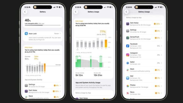iOS 26 Battery Features